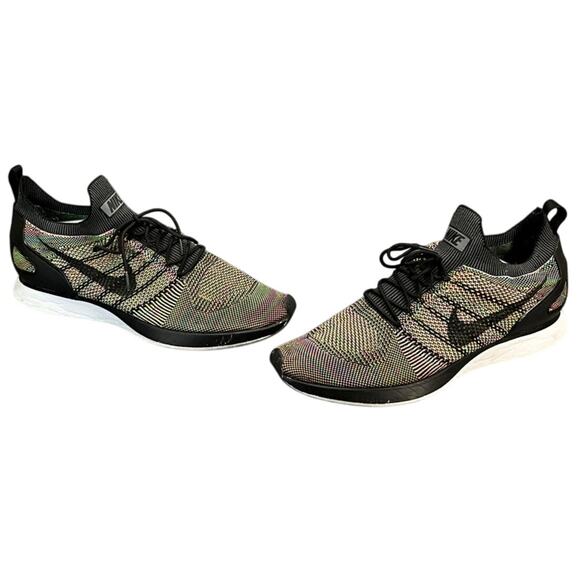 Nike Air Zoom Mariah Flyknit Racer Black Running Sneaker Athletic Shoe Men 15 - Picture 2 of 8